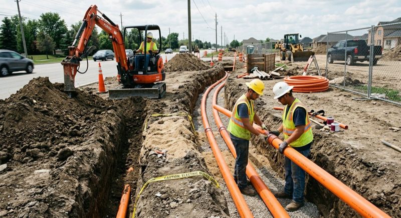 Buried Conduit Installation in Heber City, UT