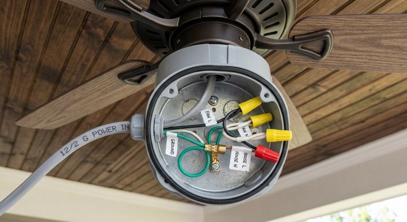 Outdoor Fan Wiring in Heber City, UT