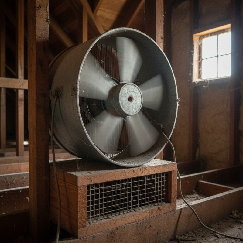 Attic Fan Installation in Heber City, UT