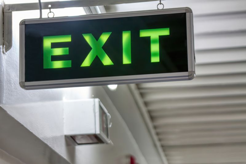 Fire Exit Sign Installation in Alpharetta, GA